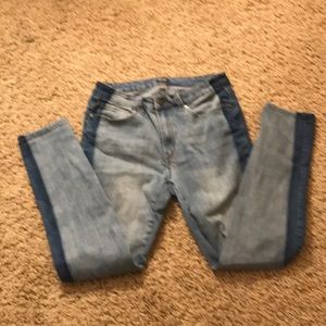 Reba high waisted side stripe jeans size 4